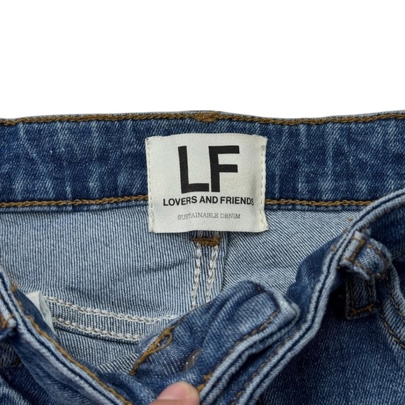 Lovers And Friends Ricky Low Rise Distressed Skinny Jeans Size 27 - Picture 12 of 16